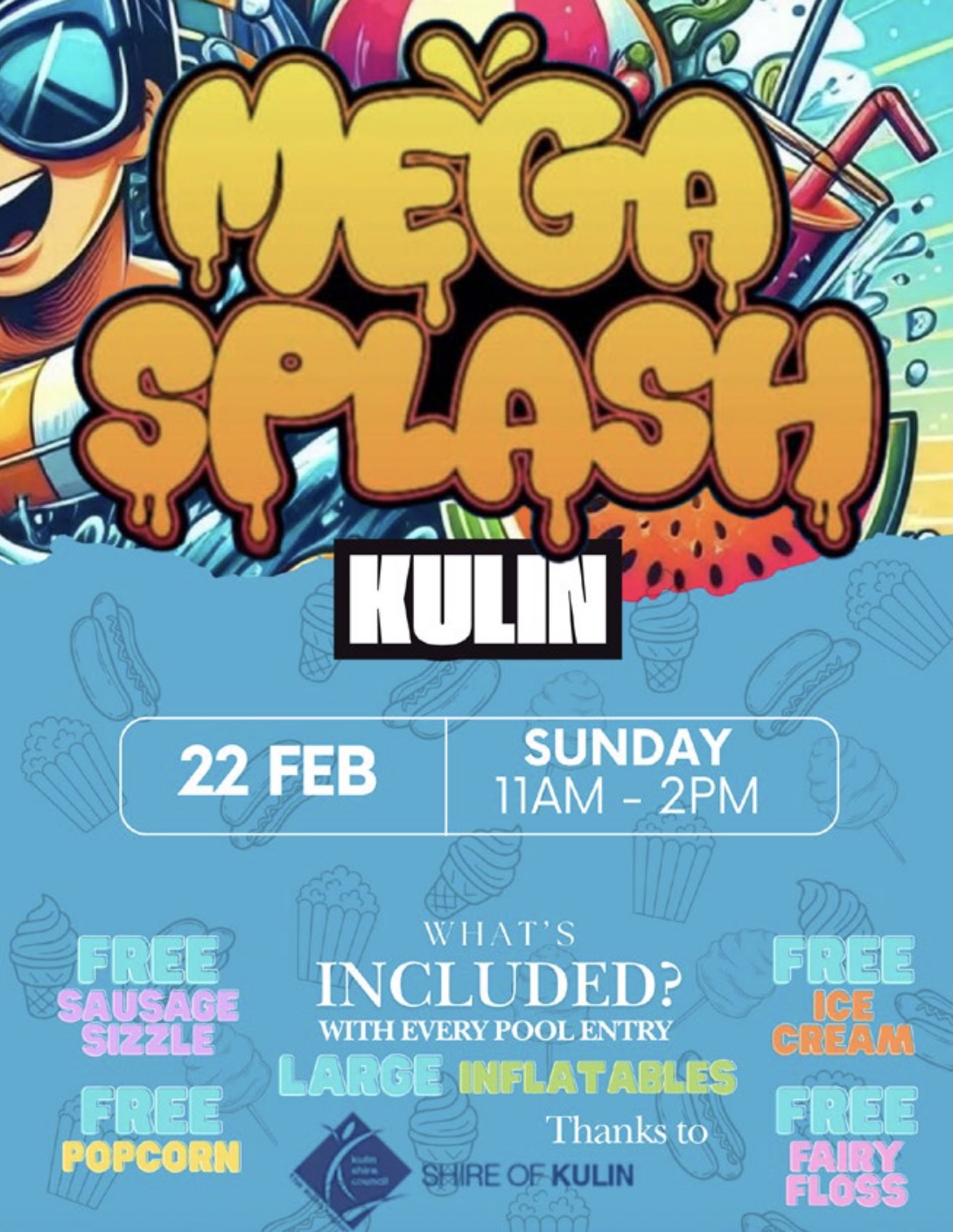 MegaSplash Sunday 22nd Feb